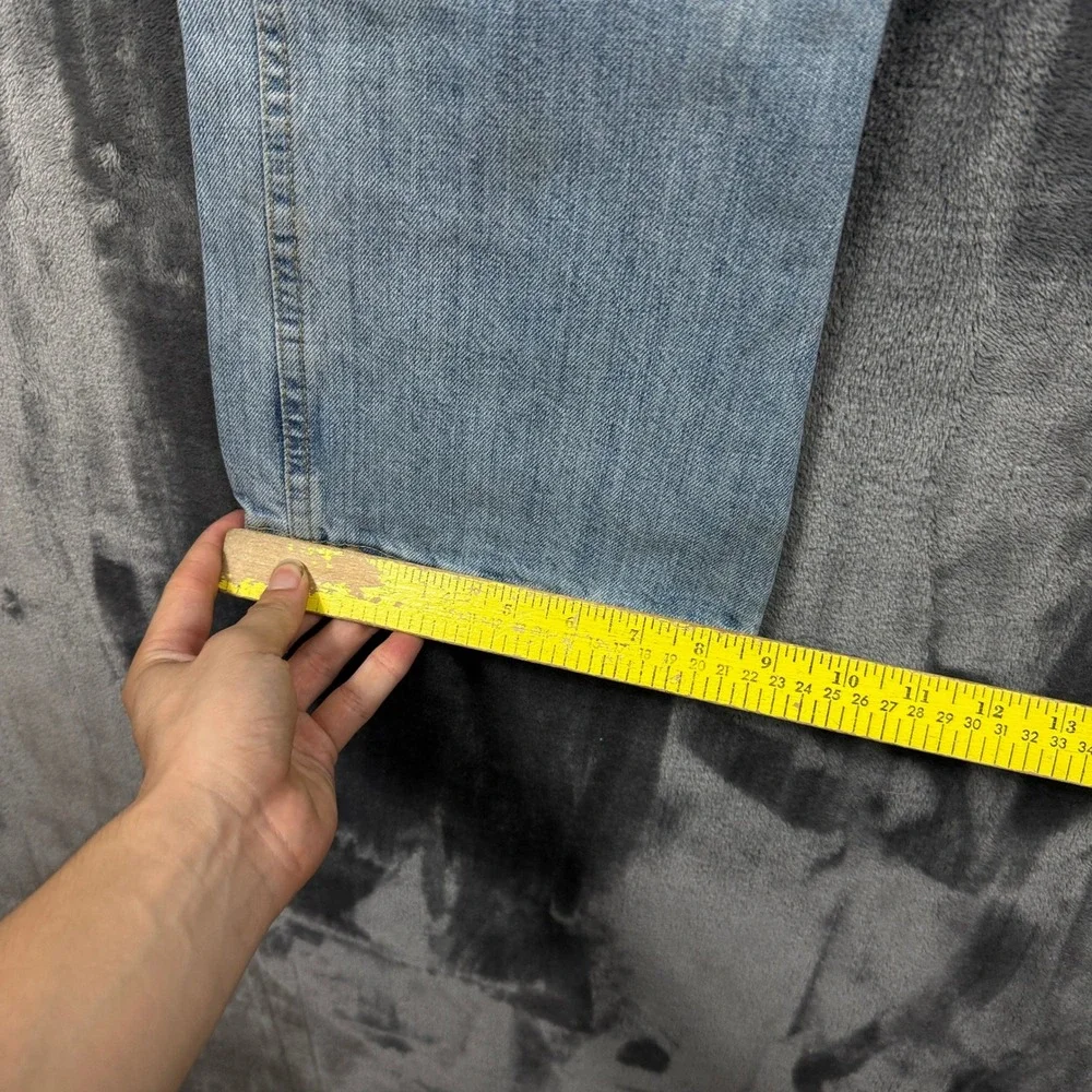 Wrangler Jeans Mens 30x32 Light Blue Excellent Retro Relaxed Bootcut 10WRT20CR